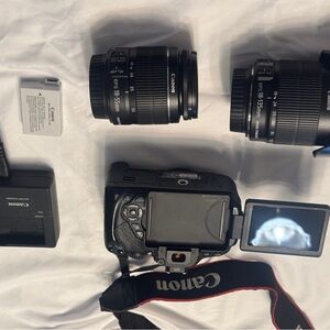 Canon EOS Rebel T4i camera lot